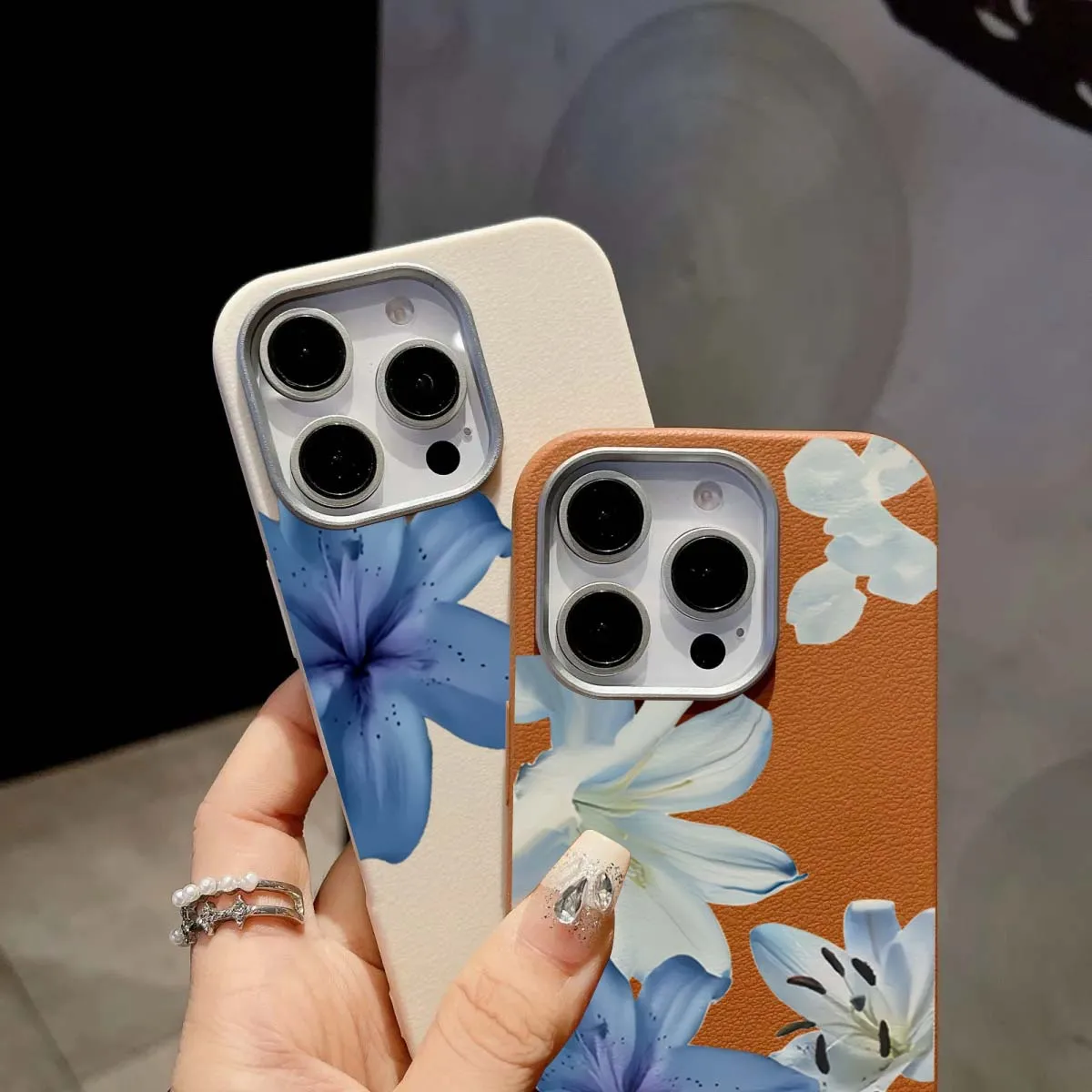 Elegant Blue Lily Fashion Patt - Xiaomi Redmi Note 13 ulasan dan harga